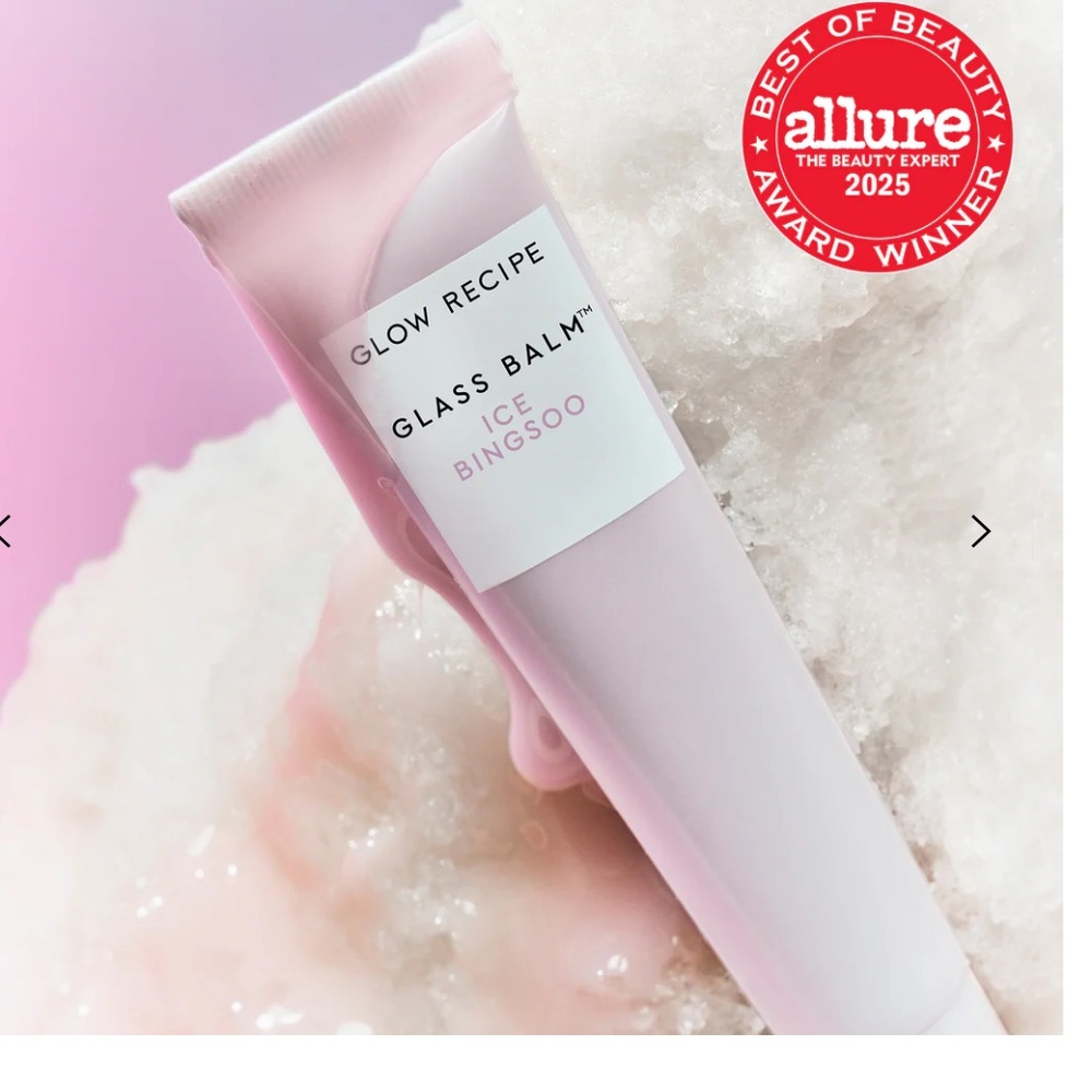 Glow recipe glass balm lip treatment (ice bingsoo)